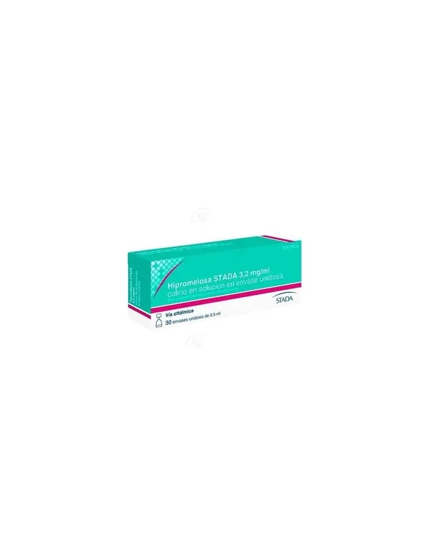 Hipromelosa Stada 3,2 mg/ml Colirio en solución 30 Monodosis 0,5 ml
