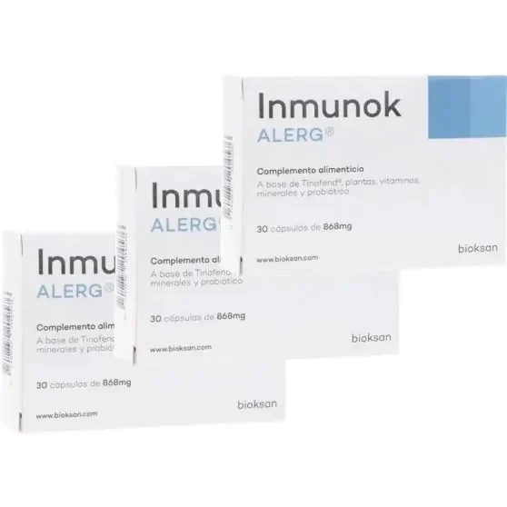 Inmunok Pack 3 Uds. Alerg 90 cápsulas