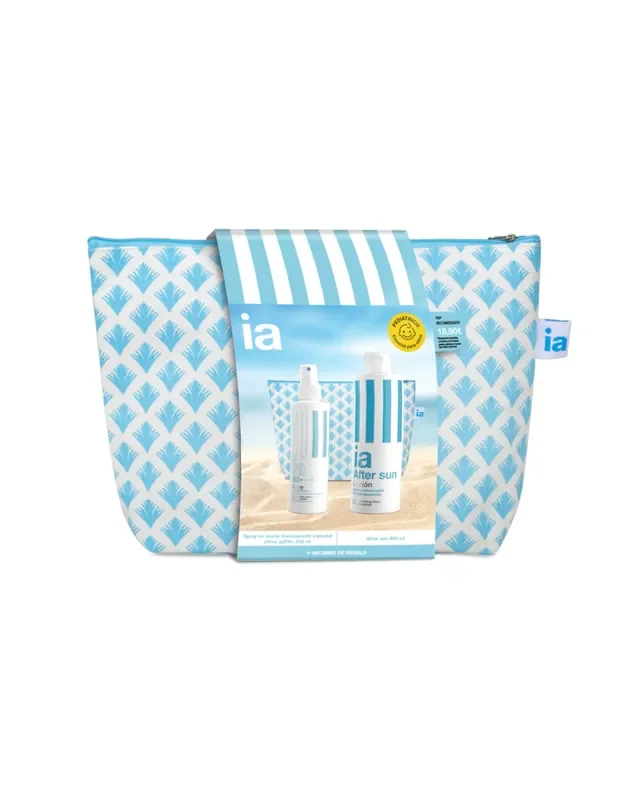 Interapothek Pack Solar Spray Transparente Especial Niños Spf50+ 200ml + After Sun 400ml + Neceser