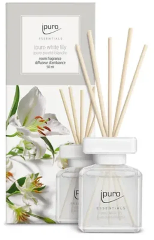 ipuro ESSENTIALS – Ambientador White Lily, 200 ml