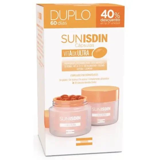 Isdin SunIsdin Duplo 60 Cápsulas VitAox Ultra