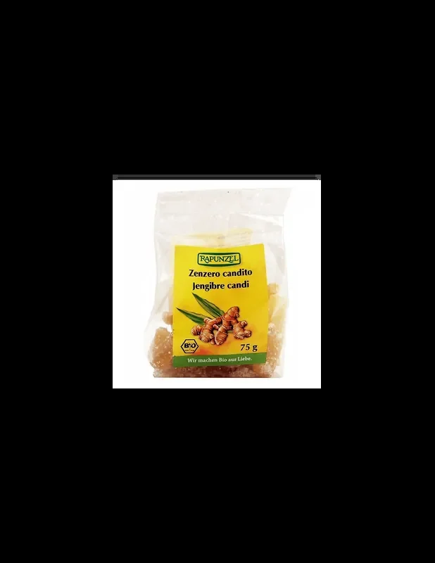 Jengibre candi azucarado BIO 75gr.