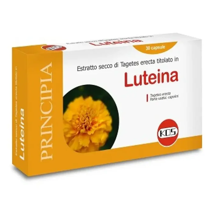 Kos Lutein Extracto Seco Complemento Alimenticio 30 Cápsulas
