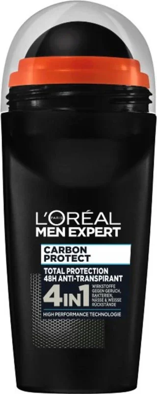 L’ORÉAL PARIS MEN EXPERT Carbon Ice – Desodorante Roll-On, 50 ml
