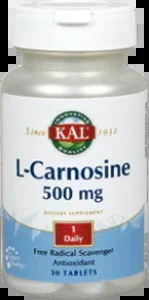 L-Carnosine 500 mg · KAL · 30 comprimidos