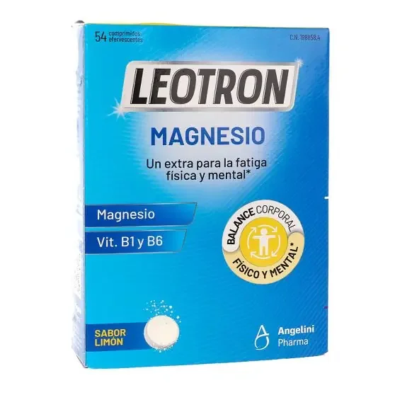 Leotron Magnesio Triple Acción 54 Comprimidos efervescentes