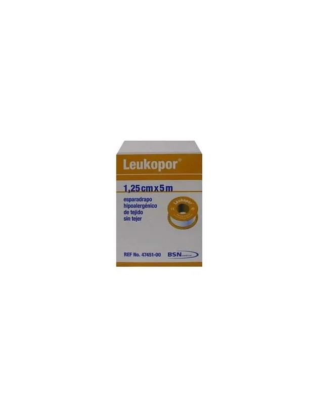 Leukopor 5 x 1, 25  Esparadrapo Papel