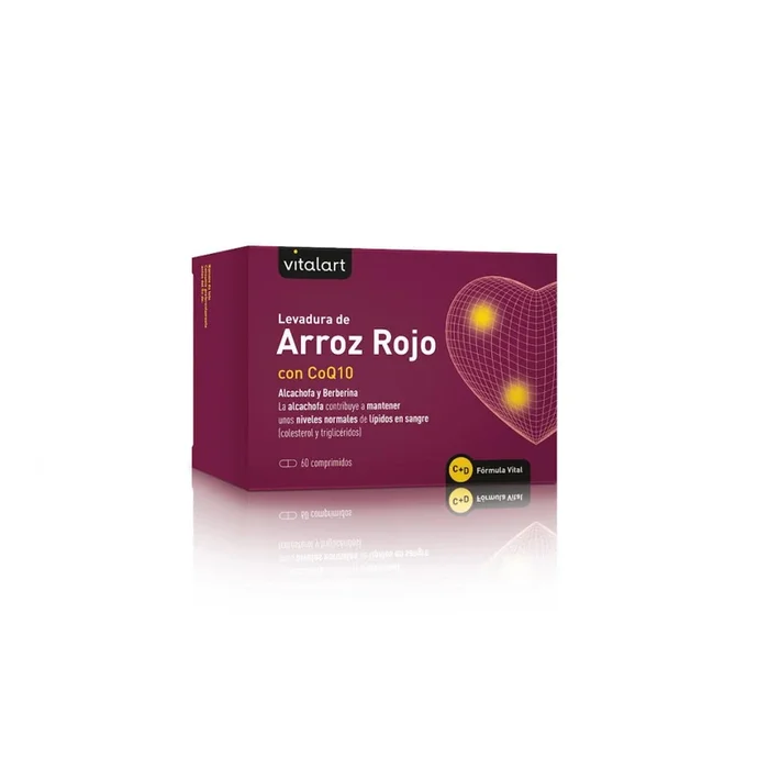 LEVADURA DE ARROZ ROJO 200 MG COQ10 20 MG 60 COMP VITALART
