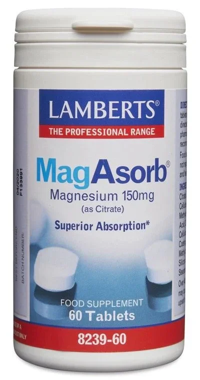 MagAsorb · Lamberts · 60 comprimidos
