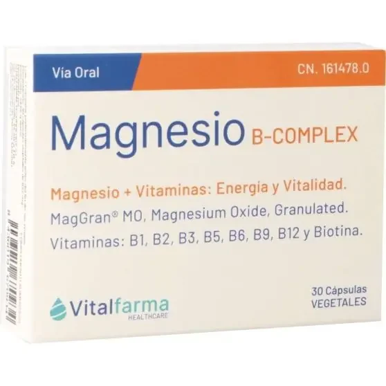 Magnesio B-complex multivitaminas 30 cápsulas