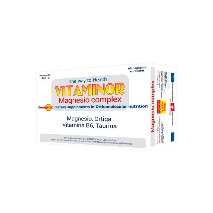 Magnesio Complex 60 cápsulas – Vitaminor