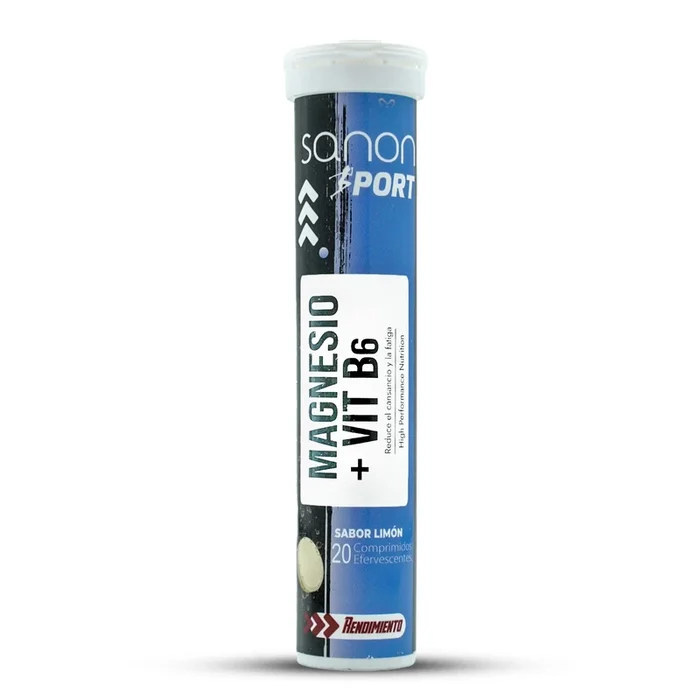 Magnesio + Vitamina B6 · Sanon · 20 comprimidos efervescentes