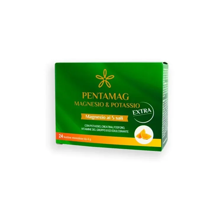 Magnesio y Potasio Extra Pentamag 24 Sobres