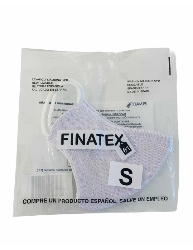 Mascarilla Infantil Finatex Blanca