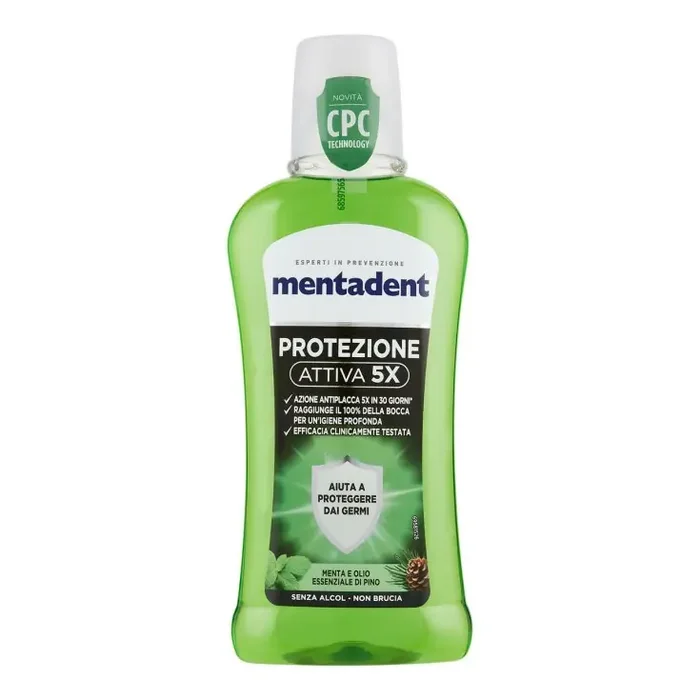 MENTADENT Colutorio Protección Activa 5X 400ml