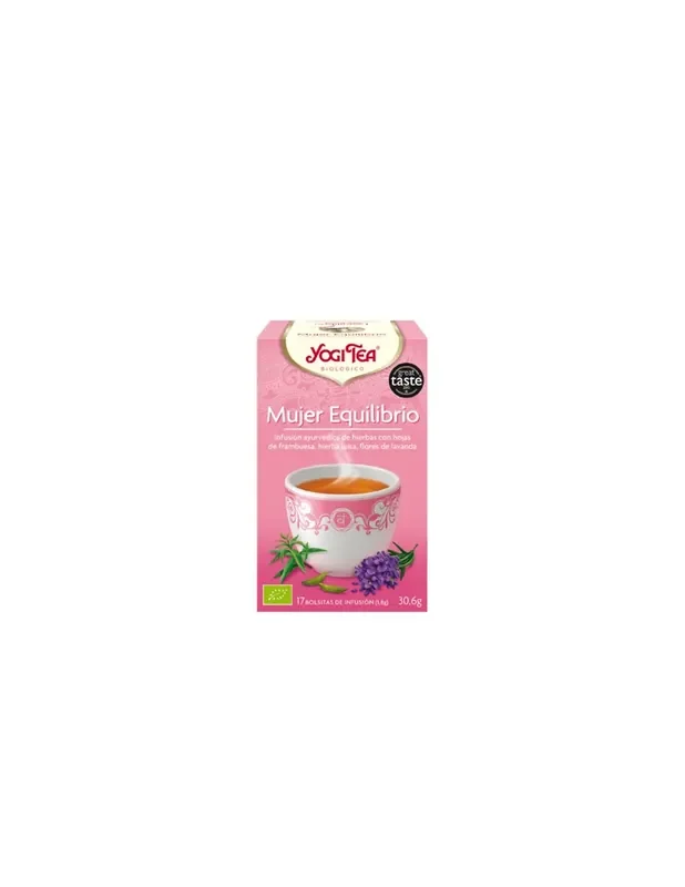 Mujer equilibrio infusión YOGI TEA