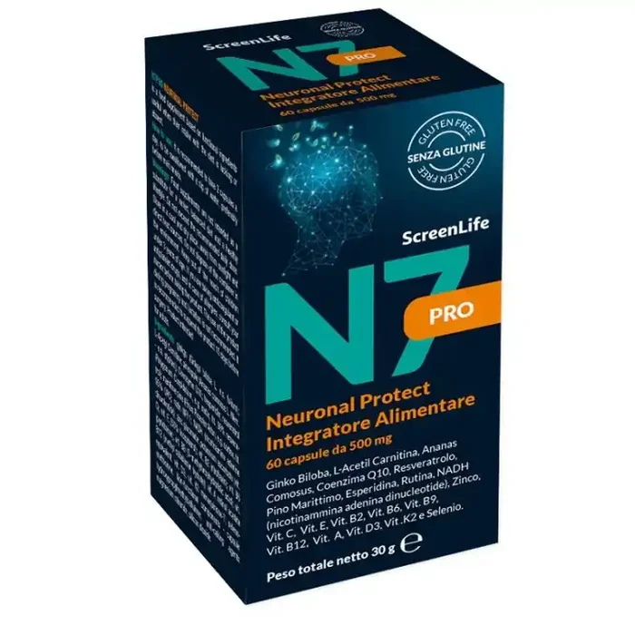 N7pro Neuronal Protect Complemento Alimenticio Sin Gluten 60 Comprimidos