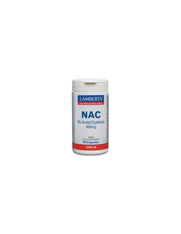 NAC 300mg de Lamberts, 90 cápsulas