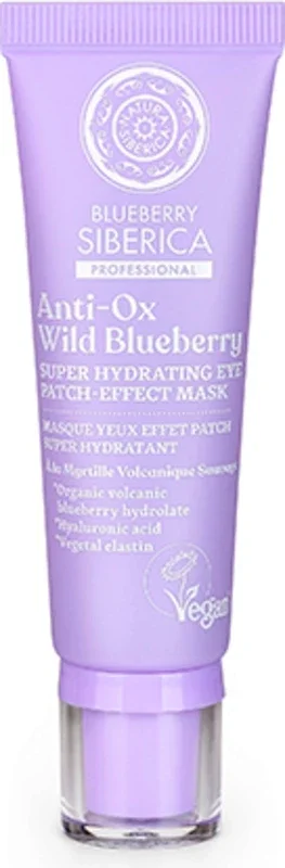 Natura Siberica Blueberry Siberica – Anti-Ox Super Hydrating Eye Patch-Effect Mask, 30 ml