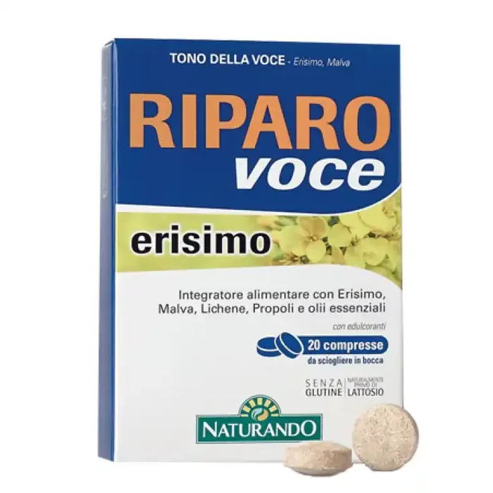Naturando Riparo Voce Erisimo Complemento Alimenticio 20 Comprimidos