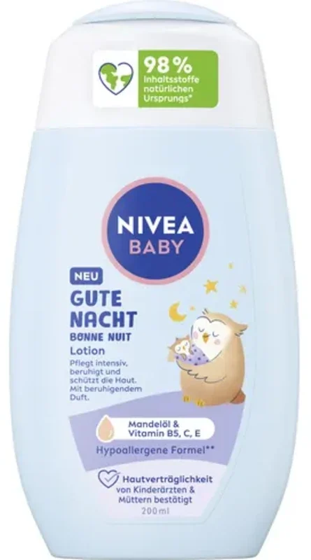 NIVEA BEBÉ – Loción Dulces Sueños, 200 ml