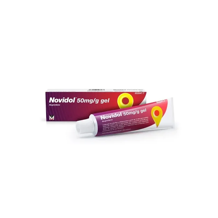 Novidol 50 Mg/G Gel Topico 1 Tubo 60 G