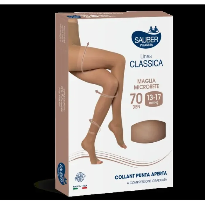 Open Toe Line 70 Den Sauber Tights 1 par