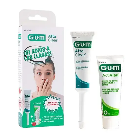 Pack GUM AftaClear + Pasta GUM ActiVital con Q10