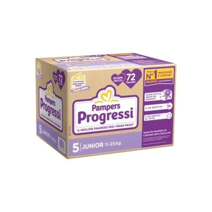 PAMPERS QU PROG J 72UNDS