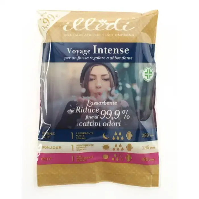 Paquete de 3 absorbentes intensos Illedi Voyage