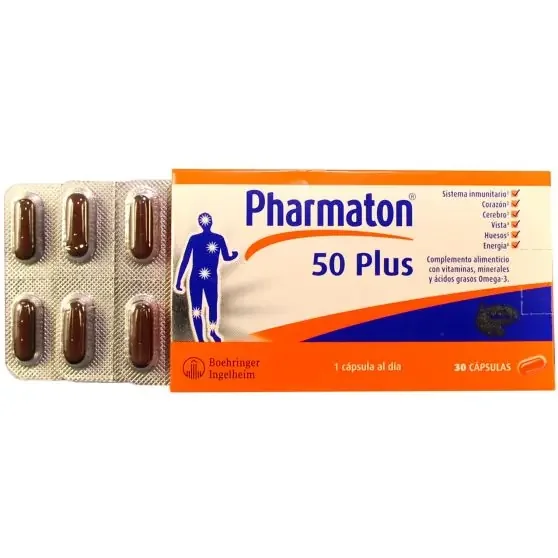 Pharmaton 50 Plus Cápsulas