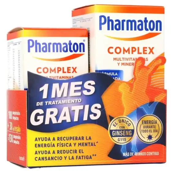 Pharmaton Complex 100 Comprimidos + 30 comprimidos Gratis