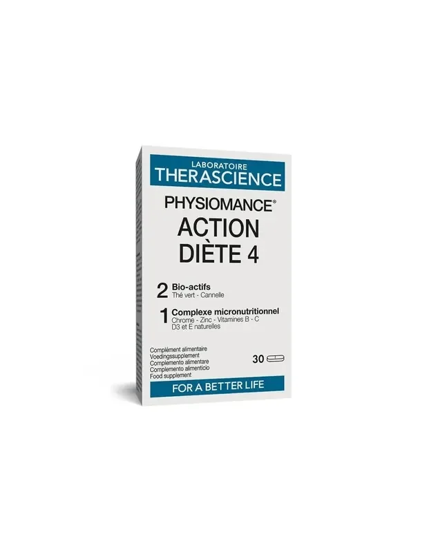 Physiomance Acción Diet 4 Therascience 30 comprimidos