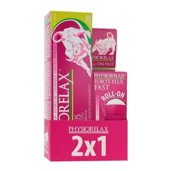 Physiorelax Forte Plus Crema + Fast Roll On
