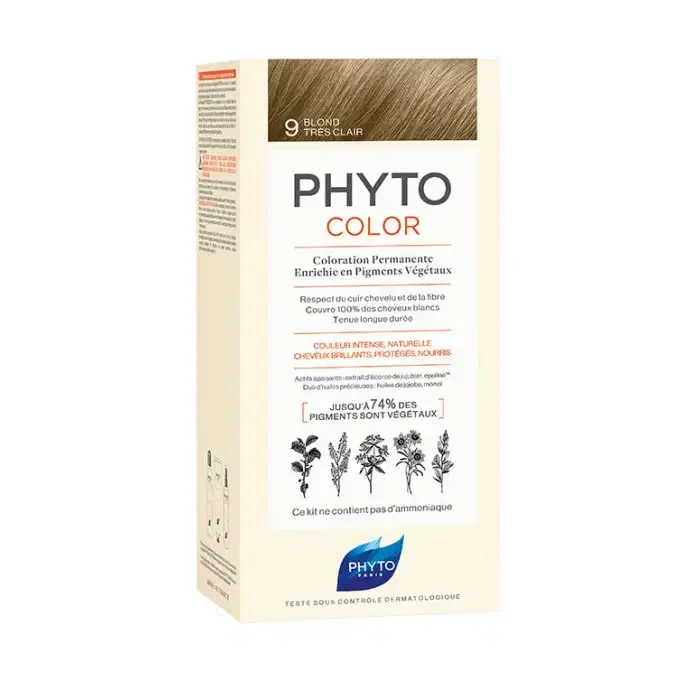 Phytocolor Nº 9 Tono Rubio Muy Claro – Phyto