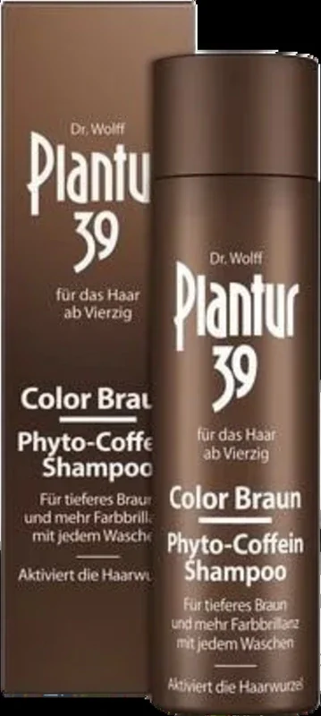Plantur Plantur 39 – Champú con Fito-Cafeína Castaño, 250 ml