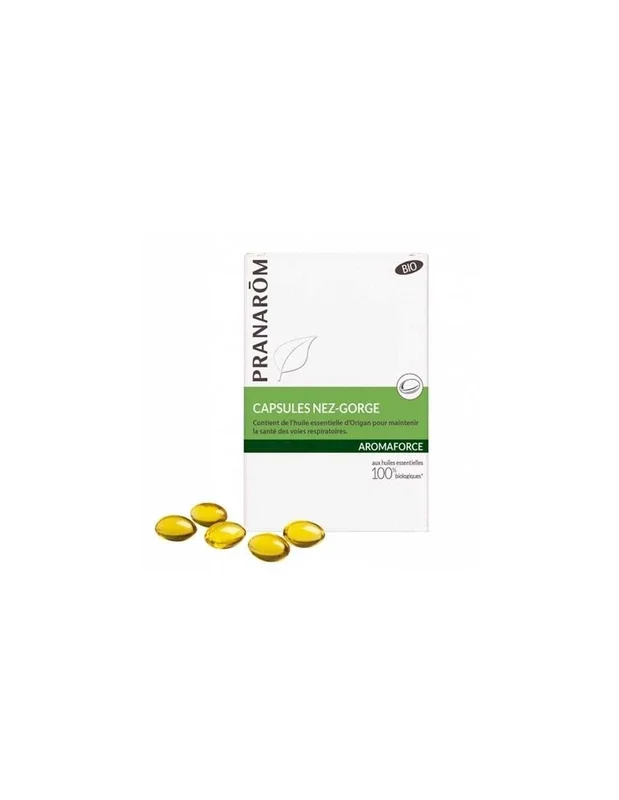 Pranarom Aromaforce Capsulas Nariz Garganta 30 Capsulas