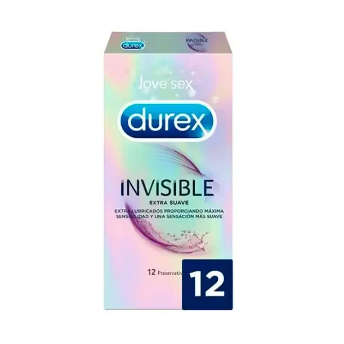 Preservativos Invisible Extra Sensitivo 12 uds – Durex