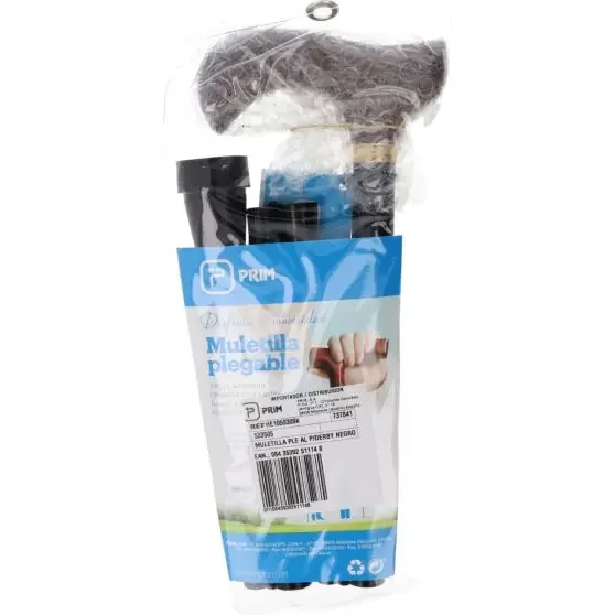 Prim Muletilla Plegable Aluminio Derby Negro