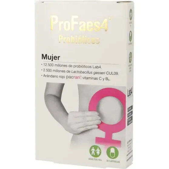 ProFaes4 Probióticos Mujer 30 Cápsulas