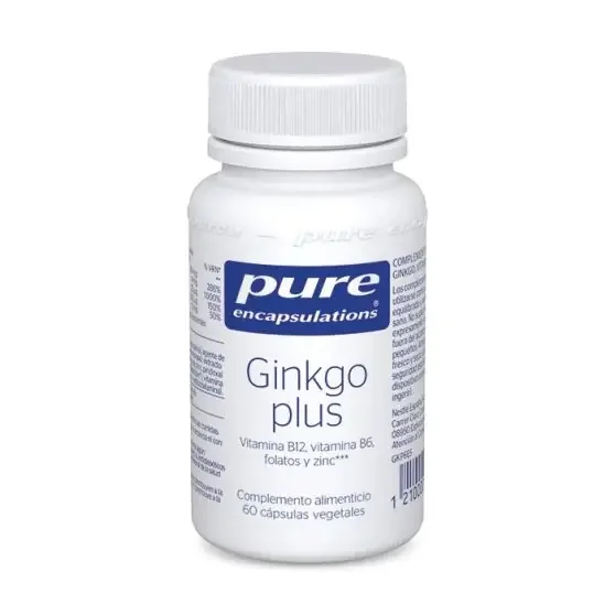 Pure Encapsulations Ginkgo Plus 60 cápsulas