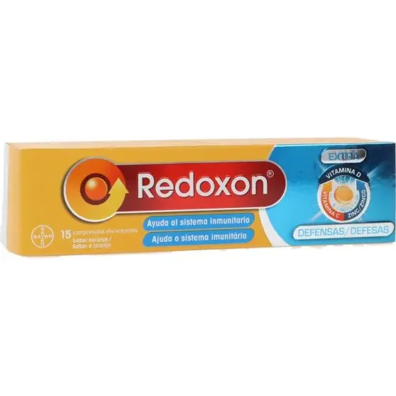 Redoxon Extra Defensas 15 Comprimidos Sabor Naranja