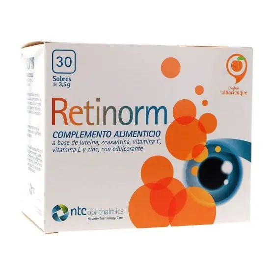 Retinorm 30 Sobres Complemento alimenticio para la visión