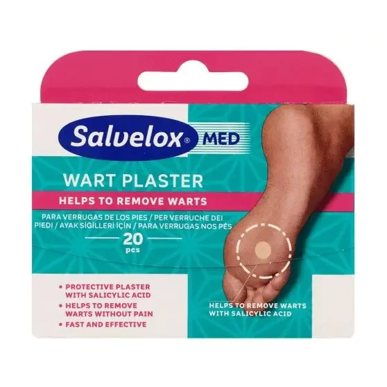 Salvelox Med Apósitos Verrugas 20 uds