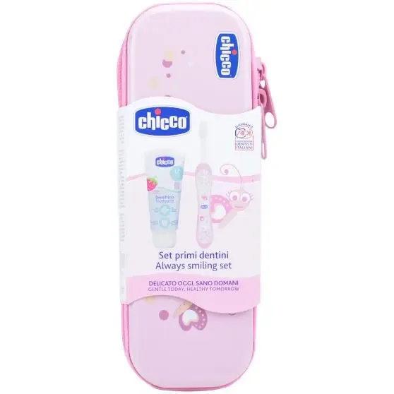 SET Dental Siempre Sonriente Chicco Rosa