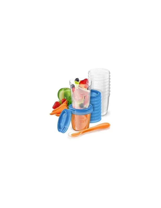 Set recipientes comida 10+10ud. SCF721/20