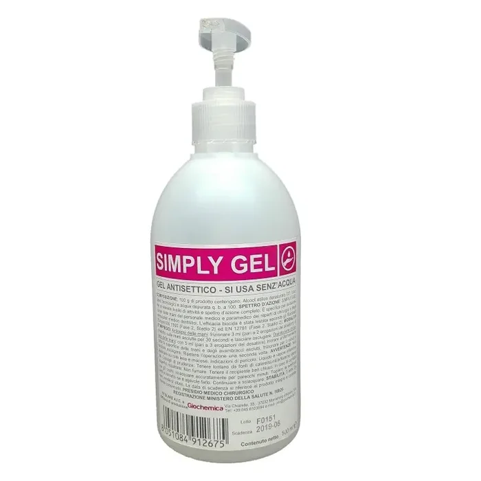 Simplemente Gel Gioquimica 500ml