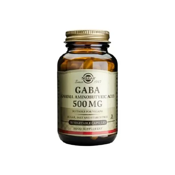Solgar Gaba 500 mg 50 Cápsulas