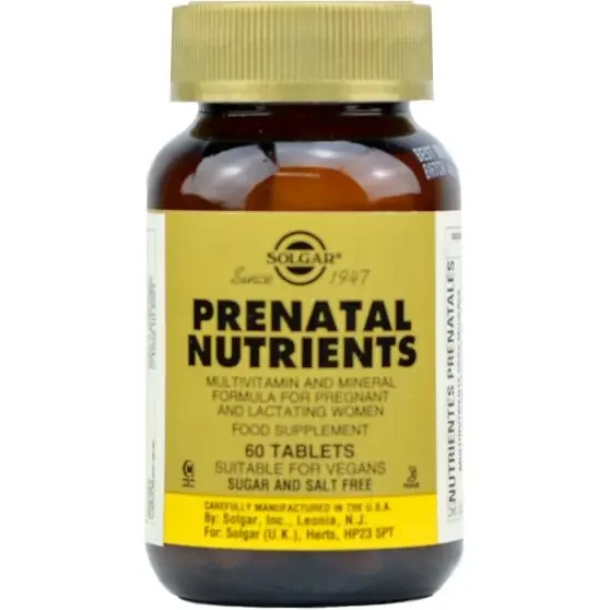 Solgar Nutrientes Prenatales