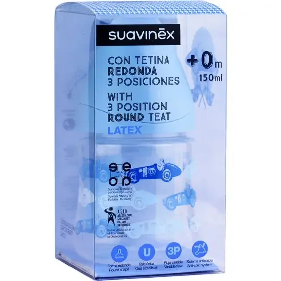 Suavinéx Biberón Boca Ancha +0 m